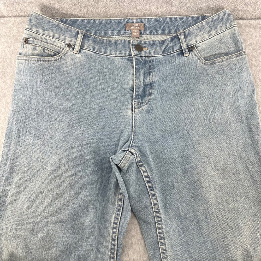 J. Jill Bootcut Jeans Womens 10 Blue Light Wash Stretch Denim 83151004 - Picture 2 of 10